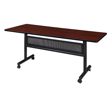 Kobe Rectangle FlipTop Table, 60" W, 29" H, Laminate Top, Cherry MKFTM6030CH